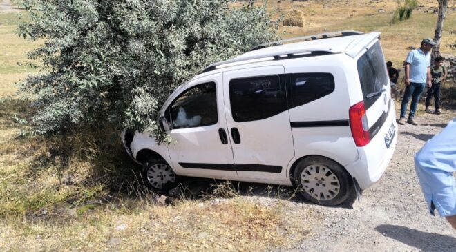 Son Dakika: Muradiye’de Trafik Kazası: Kamyonet Şarampole Yuvarlandı