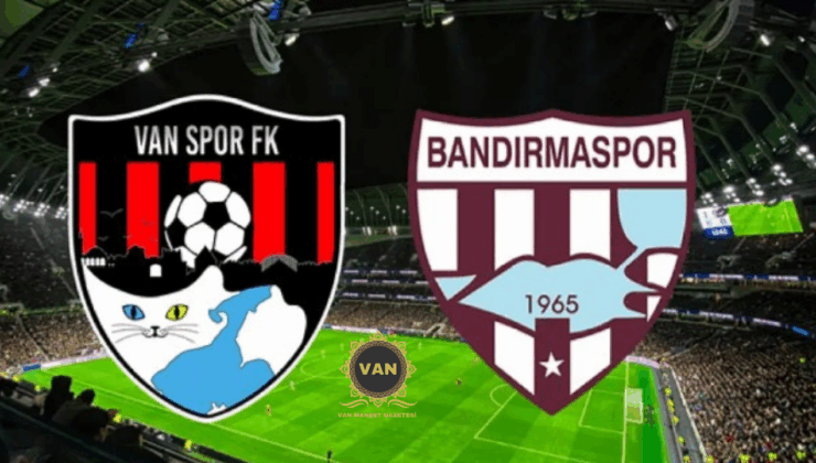 Vanspor-Bandırmaspor Maçı İlk Yarı: Skor 0-2