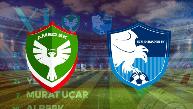Amedspor’un Erzurumspor FK maçı İlk 11’i Belli Oldu