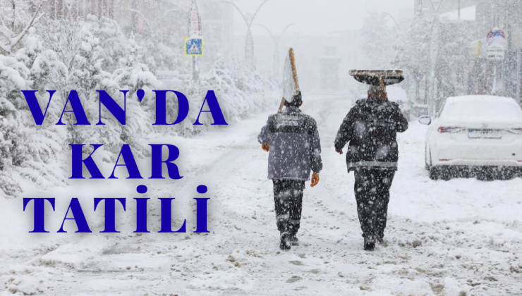 Bahçesaray’da taşımalı eğitime kar engeli: Okullar 1 gün tatil edildi