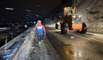 Bitlis–Van kara yolunda çığ düştü: Yol kontrollü şekilde ulaşıma açıldı