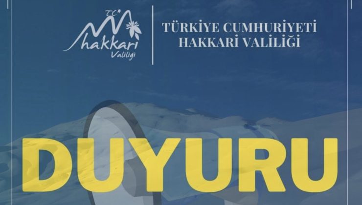 Hakkâri’de 14 Ocak’ta Okullar Tatil mi? Valilikten Net Açıklama